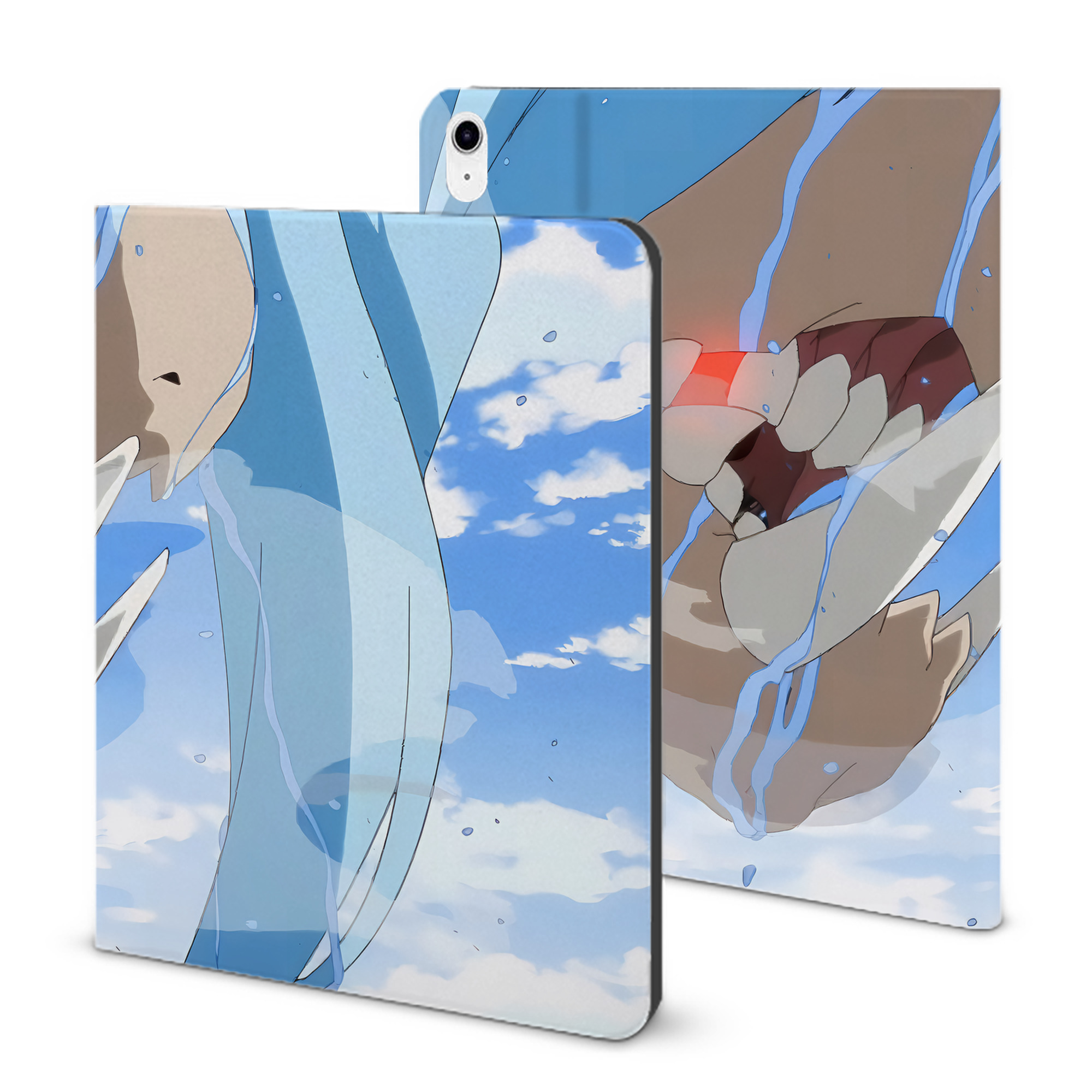 （画像用） 転スラ Regarding Reincarnated to Slime IPad ケース ブック型 PUレザー TPU 耐衝撃 軽量 薄型 ペン収納なし 全面保護 IPad 各モデル対応